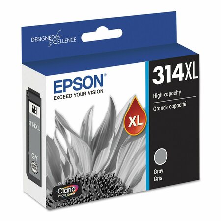 Epson T314XL720S (314XL) Claria High-Yield Ink, 830 Page-Yield, Gray T314XL720-S